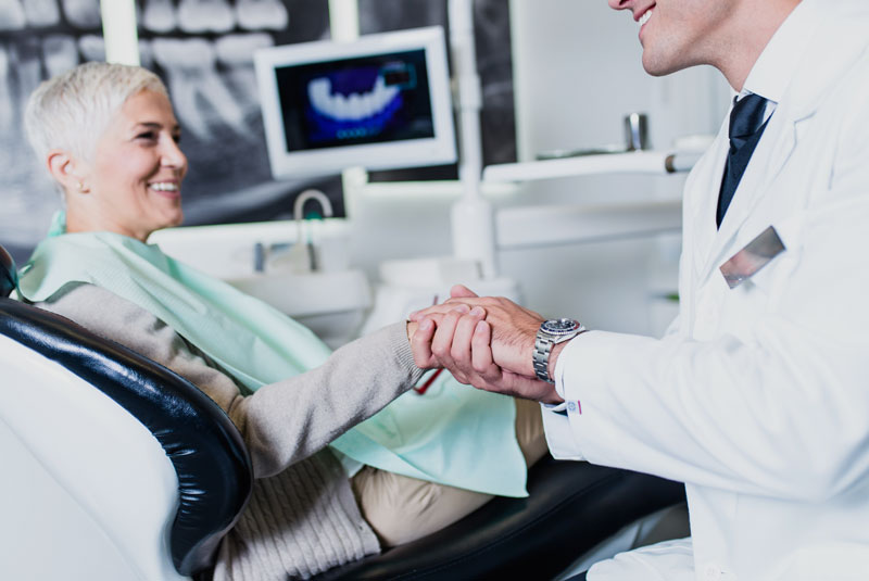 Dental Implant Patient Smiling After Her Dental Implant Procedure