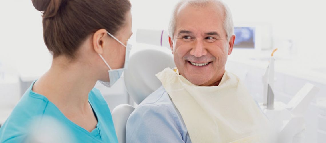 Dental Patient Smiling After His Dental Implant Procedure